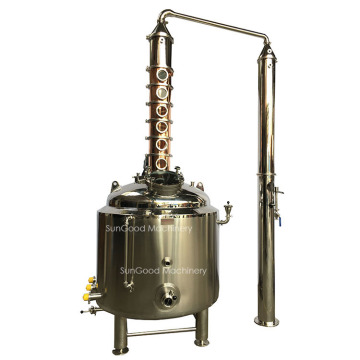 500l stainless steel still copper distillation equipment