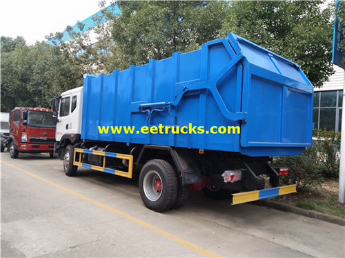 12 CBM Dongfeng Docking Trash Trucks