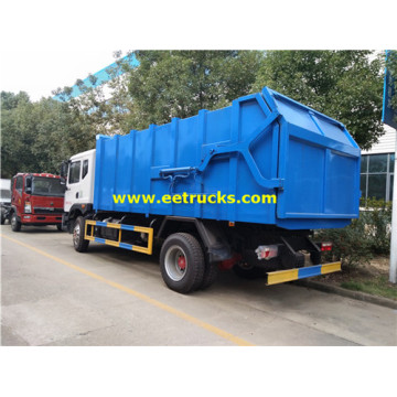 12 CBM Dongfeng Docking Trash Trucks