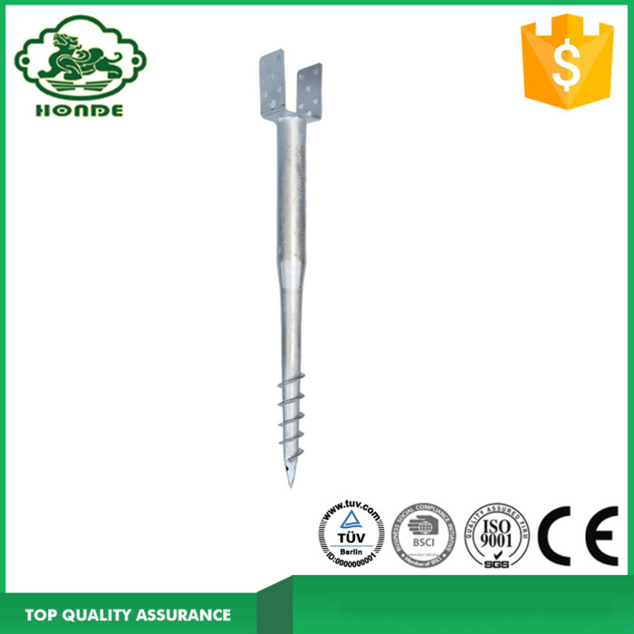 Ground Screw Anchor for Construction