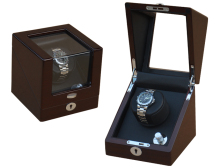 Mahogany Single Rotor Watch Winding