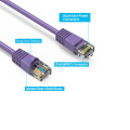 Cat5e Ethernet Patch Cable, 50ft, Purple