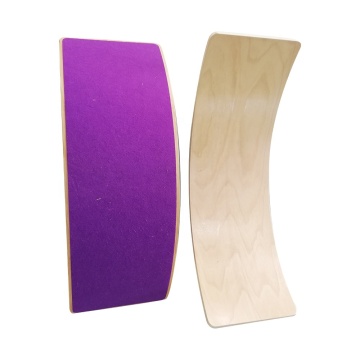 Wooden Balance Plate: Children Seesaw Board for Kids - Curved Balance Board