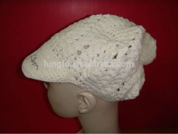 New arrival hotsell custom cheap knit beanie with ball