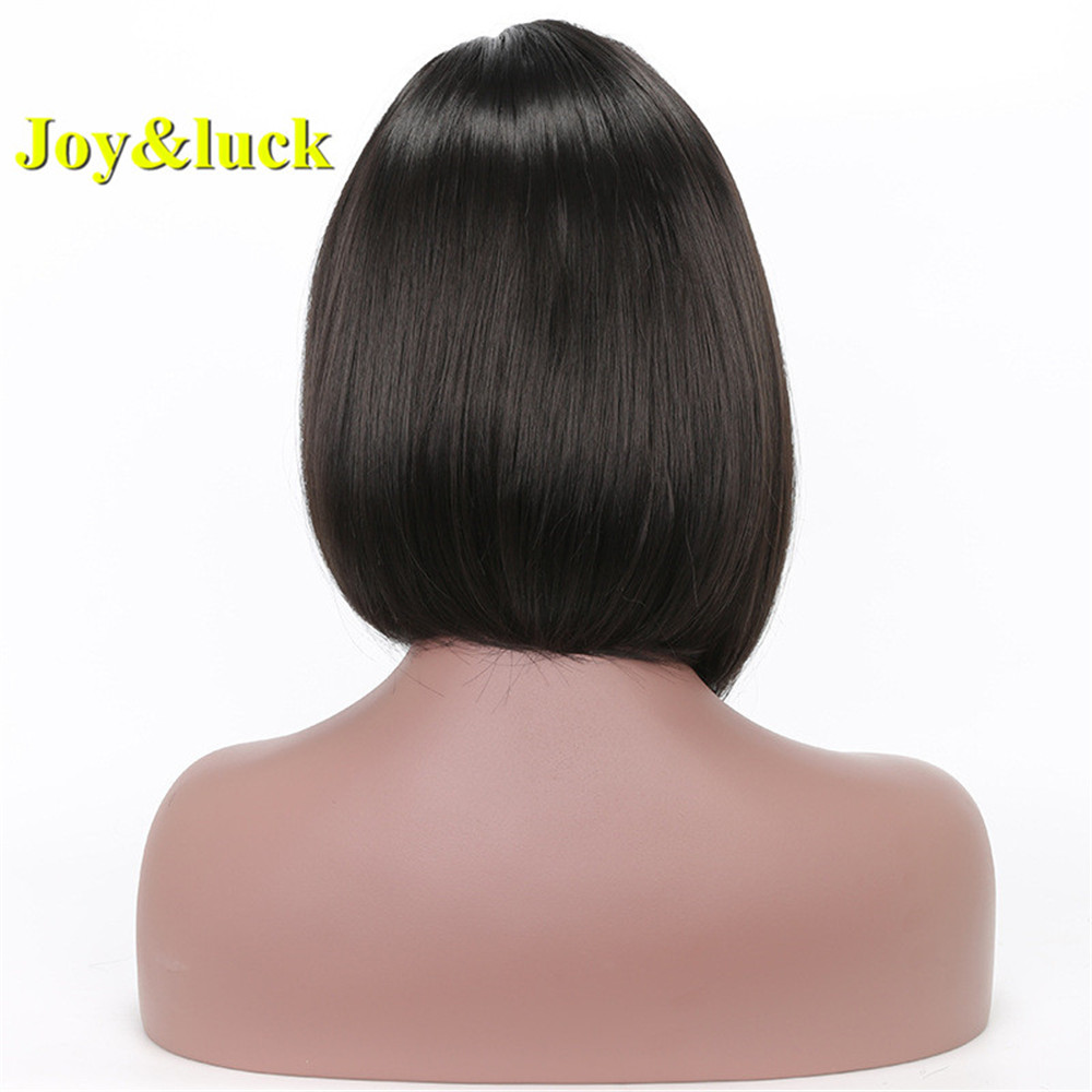 Bob Wig for Women Wholesale Prices Adjustable Band Party Ladies Hair Black Natural Straight Short Bob Cut Synthetic Hair Wigs