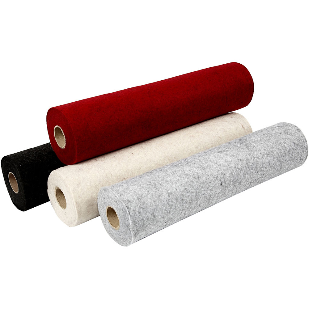 Felt Fabric Nonwoven 100% Polyester OEKO-TEX STANDARD 100 for Toy Doll Gift Handicraft Eco-friendly In-stock Items DYED