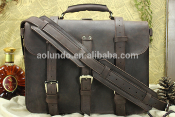 promotional mens leather messenger bag laptop messenger bag
