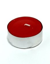 bougies chauffe-plats red unscented tealight candles 10packs