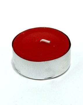bougies chauffe-plats red unscented tealight candles 10packs