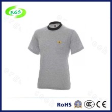 Hight Qualtiy 100% Cotton ESD Tshirt Plain Blank From China
