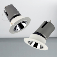 Aluminum Trimless COB LED Downlight for Seamless Ceilings