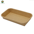 Kraft Paper Salad Disposable Food Picnic Food Packaging