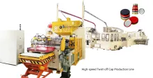 Metal cap twist off cap production line machine