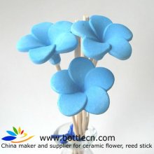 aroma diffuser, reed diffuser,blue flower stick,reed diffuser with rattan sticks