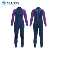 Traje de buceo de traje completo de neopreno de piel de marsina para mujeres