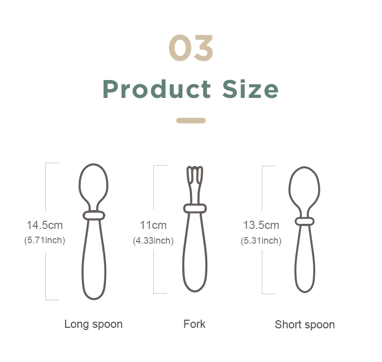 baby bendable spoon fork set