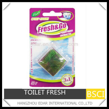 Green square toilet block