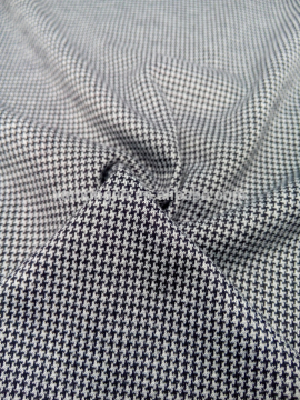 polyester cotton spandex knitted check fabric from China