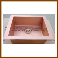 undermount copper bar sink