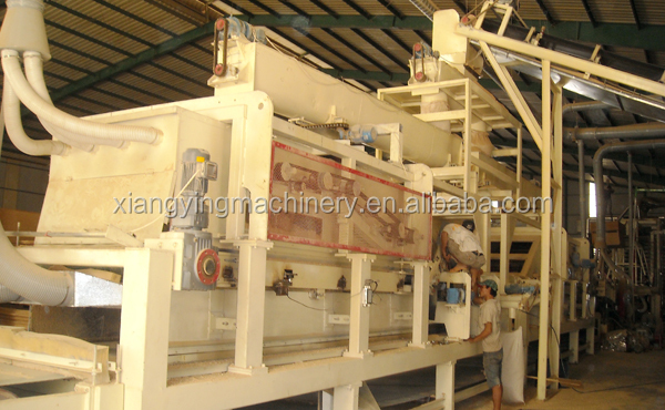 Particle board making machine/ wood based particle board production line/ particle board