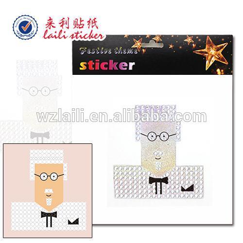 famous man sticker/laptop decoration stickers/removable decorative acrylic stickers