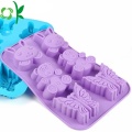 Hình bầu dục hình bánh silicone 3D thiết kế khuôn bánh