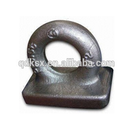 High tensile drop forged welding rectangular base eye plate