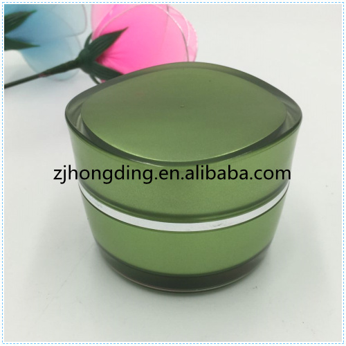 30/50/80/120ml capacity jar Lotus leaf especial shape cosmetics packaging hand salve