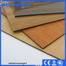 Wood Pattern ACP Aluminum Composite Panel for Decoration Material