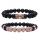 8 MM Lava Rock Beads Bracelet para Hombres Mujeres Aceite Esencial Con Cuentas Curación Ansiedad Pulseras Regalo para el Día del Padre