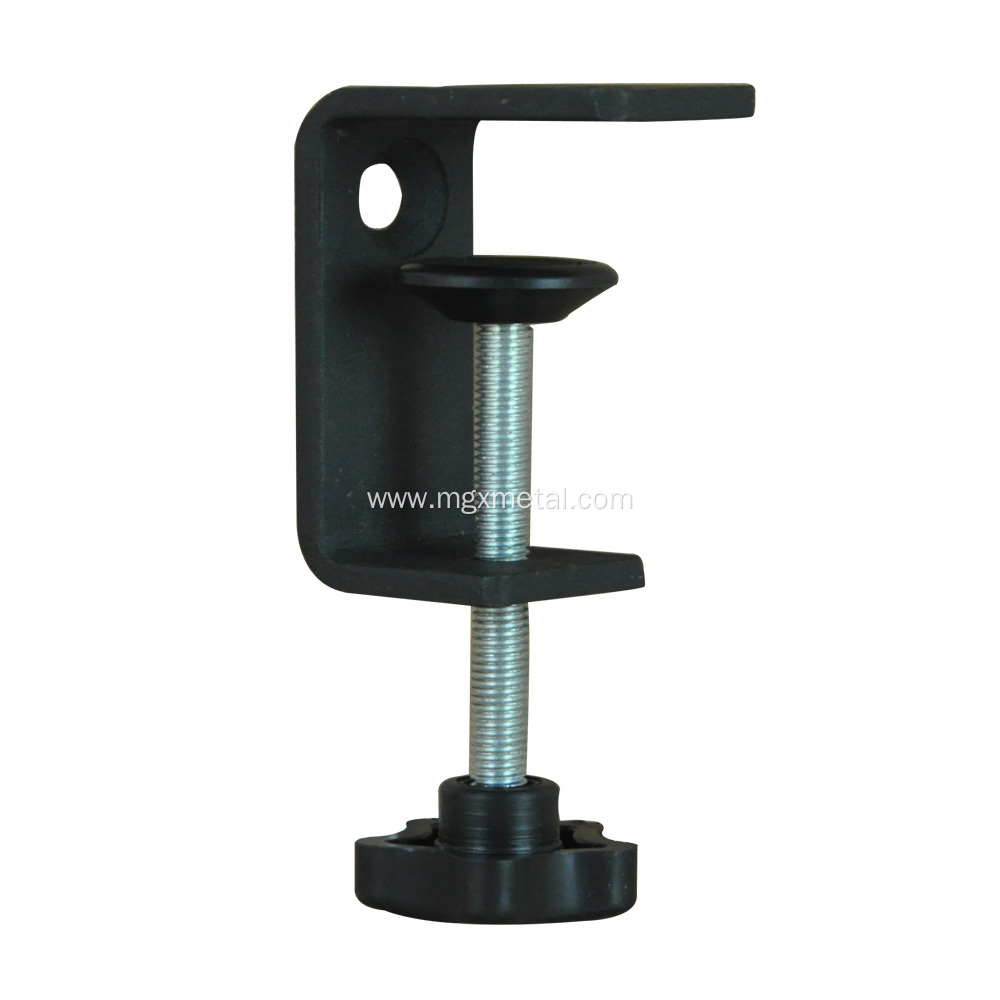 Black Powder Coating Metal Adjustable Table Clamp