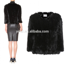 YRFUR YR318 Top Quality Thick Knit Rabbit Fur Jacket/New Arrival Fur Jacket
