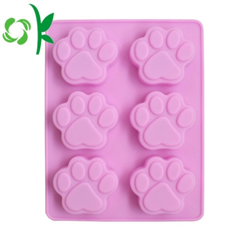 Silikon Handmade Paw 6Units Mold do produkcji mydła