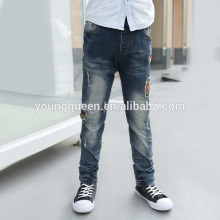 NZ51 In 2016 new wash water boy casual jeans pent children jeans pants price