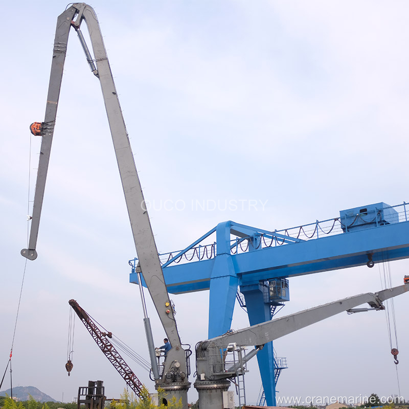 New products hot selling 1T knuckle boom marine crane