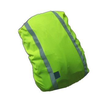 Polyester reflective bag cover with stripe