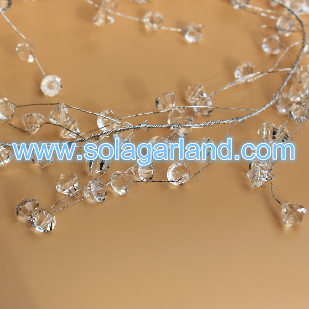 Crystal Diamond Bead Garland