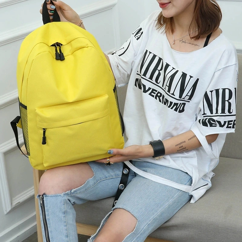 Hot Sales Fashion Candy Color Promotion Sports Outdoor Traveling Backpack