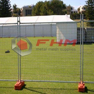 Tissu de clôture temporaire en fil soudé