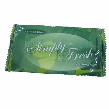 Custom Pouch Antibacterial Refreshing Wet Wipes