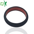 Layer Fashion Ring Custom Silicone Elastic Couple Ring