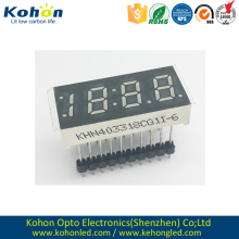 Hot sale common cathode KHN403318CG1I-6 LED seven segment display with holder