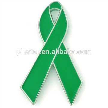 Green Awareness Ribbon Lapel Pin