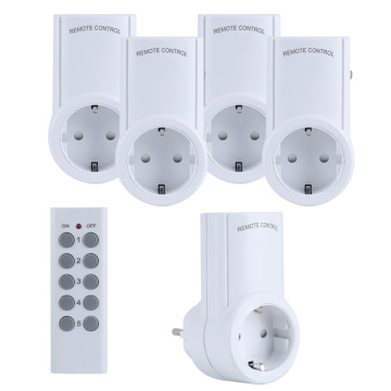 EU Smart Plug Home RF Radio Controlled Remote Control Socket