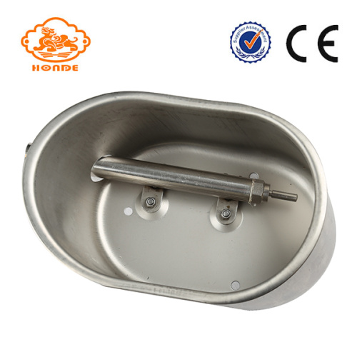 Oval Save Water Stainless Steel Automatic Pig Water