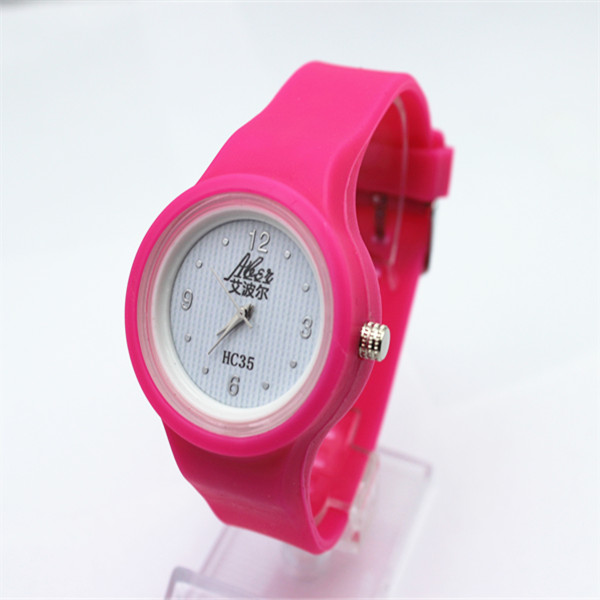 Good quality silicon colorful watch,famous brand watches