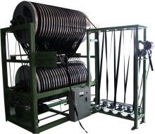 Zipper roning machine