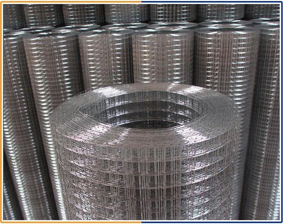 1/2" hot dip electro galvanized welded wire mesh For Protection and Construction