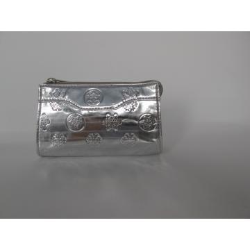 Silver cosmetic bag, gift bag