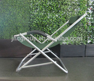 Folding reclining beach chair